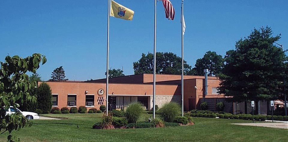 Exterior of FCI Fort Dix, the low-security federal prison in New Jersey where Sean "Diddy" Combs is serving a 50-month sentence.
