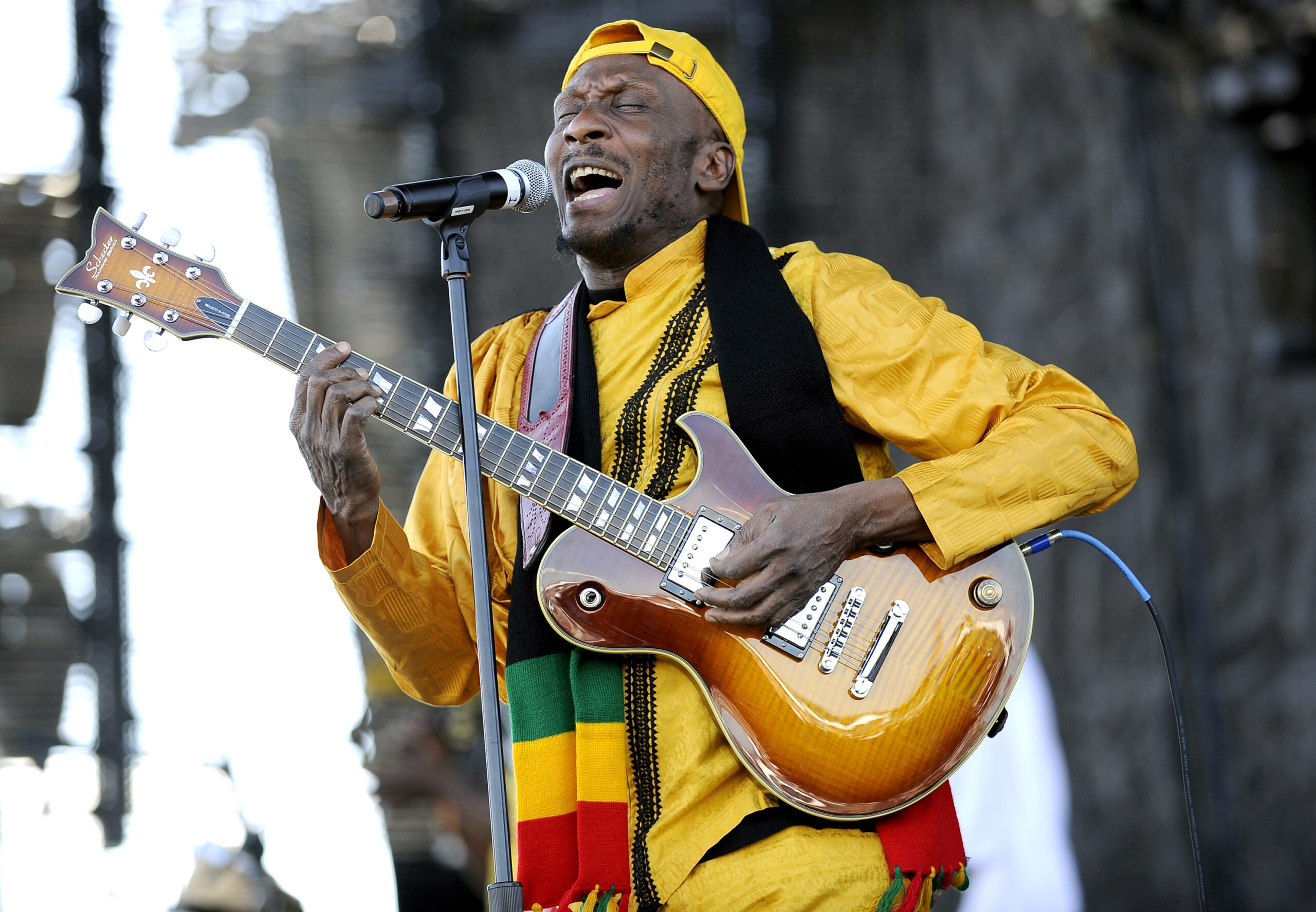 Reggae icon Jimmy Cliff performing in 2010.