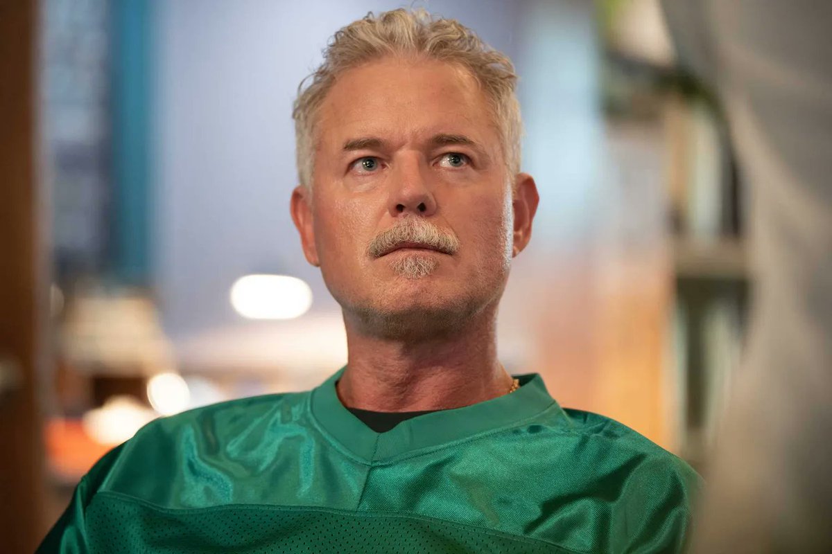 Eric Dane in a scene from NBC's Brilliant Minds, where he portrays a firefighter living with ALS.