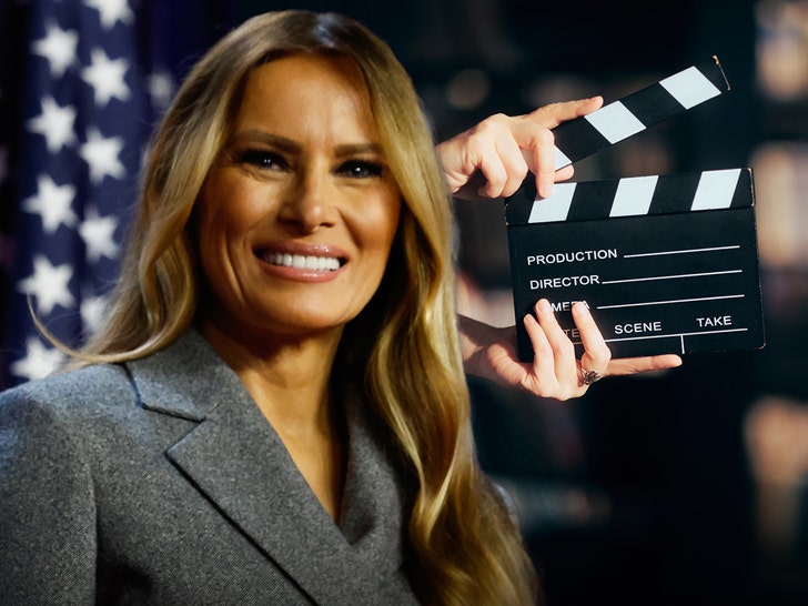 Melania Trump at a public appearance as reports announce her launch of Muse Films, her new production company.