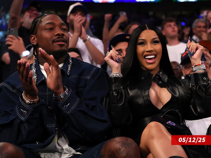 Cardi B and NFL wide receiver Stefon Diggs