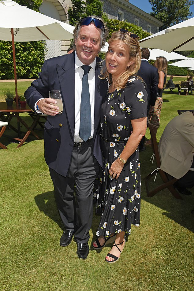 The Duke of Marlborough and Edla Marlborough in earlier years; the couple married in 2002 and are currently described as estranged