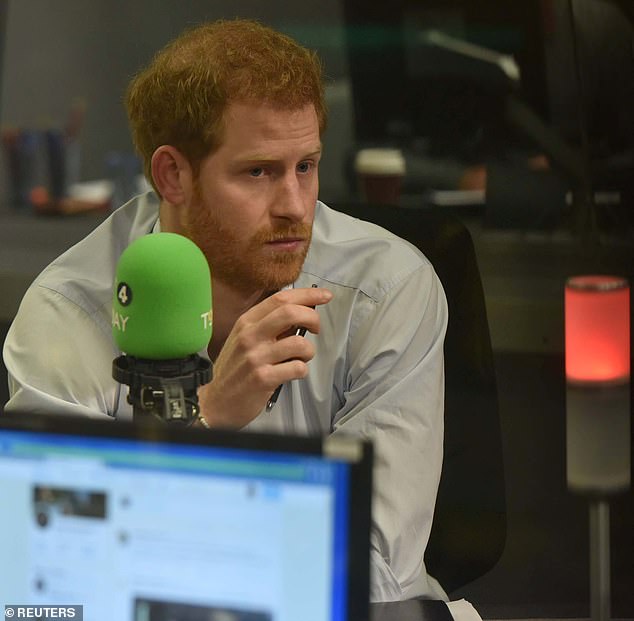Prince Harry around the time he described the royals as the 'family Meghan never had'