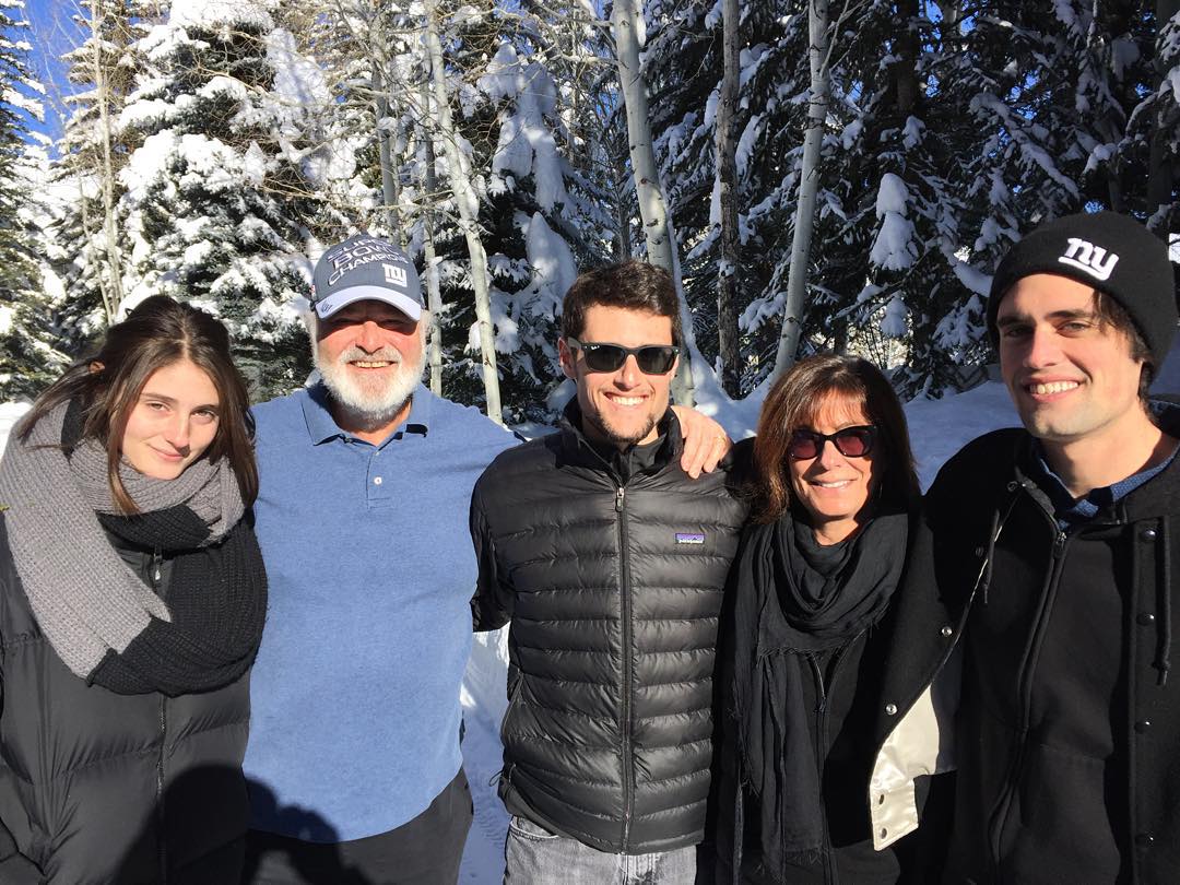 Rob and Michele Reiner with their children Romy, Jake, and Nick in an undated family photo.
