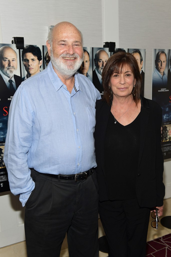 Rob Reiner and Michele Singer Reiner at a film premiere