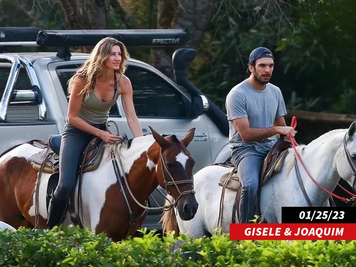 Gisele Bundchen with Joaquim Valente (Backgrid)