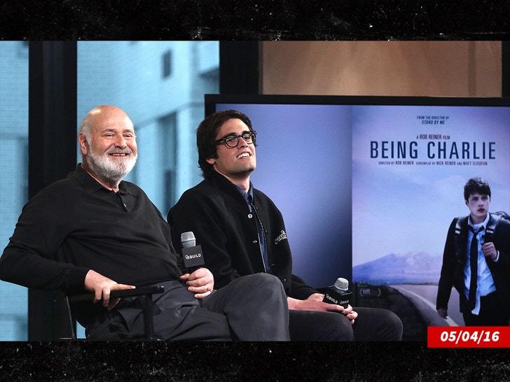 Rob Reiner with his son Nick at an earlier public event.
