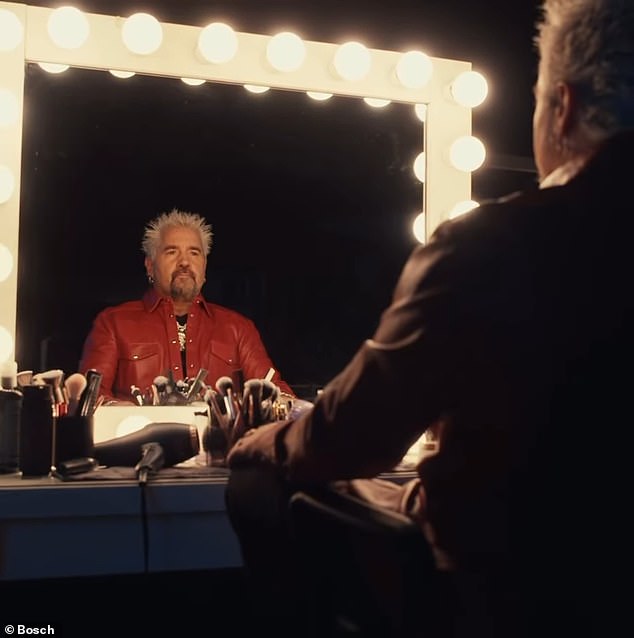 Guy Fieri teases that his 'Just A Guy' alter ego will appear in a forthcoming Bosch Super Bowl commercial.