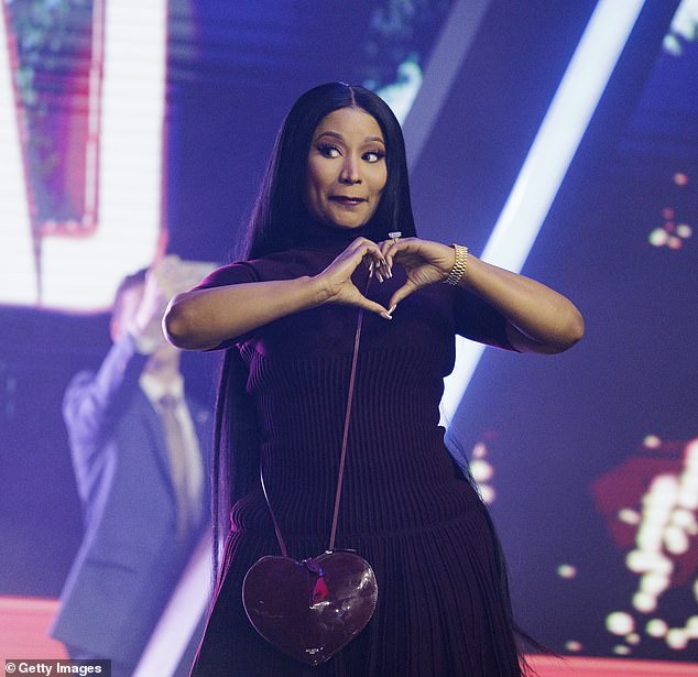 Nicki Minaj appearing at Turning Point USA AmericaFest in Arizona