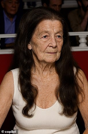 AI-generated portrait circulated online, purporting to show how Priscilla Presley might look at 80 without cosmetic procedures.