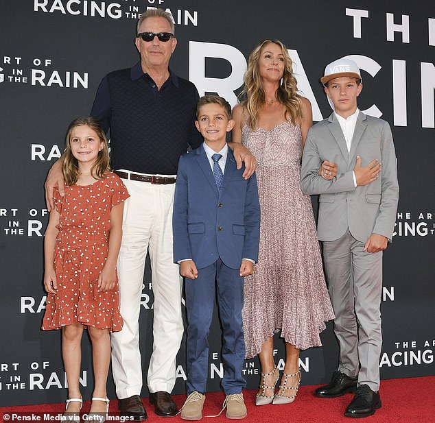 Costner and Baumgartner, who wed 2004, separated in April 2023 and filed for divorce the following month; pictured in 2019 - DailyMailUS