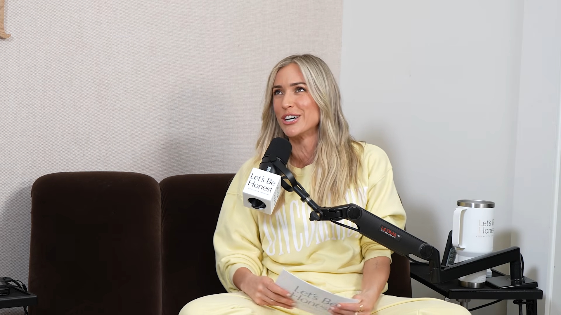 Kristin Cavallari speaking on her Let's Be Honest podcast, where she recounted the Valentine's Day party.