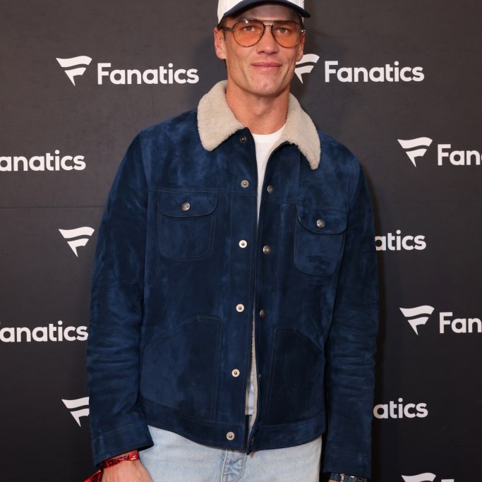 Tom Brady was one of the many athletes who attended Michael Rubin's Fanatics Super Bowl Party on Saturday. - pagesix