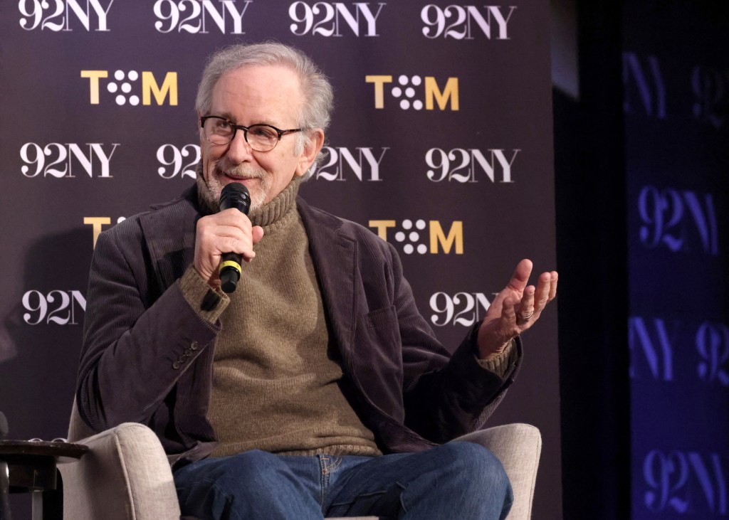 Steven Spielberg speaks onstage at the TCM Classic Film Festival x 92NY.