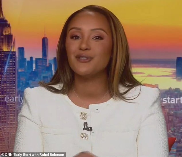 Rahel Solomon on the Early Start set after announcing her final week on air.