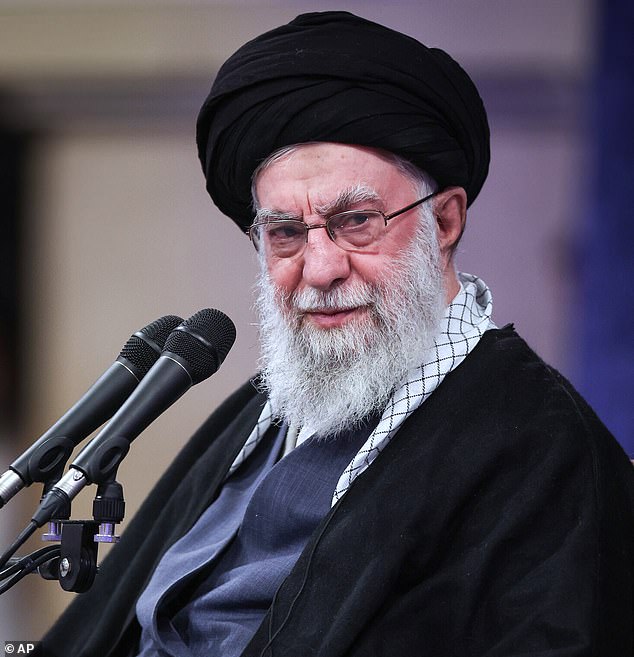 Iran's Supreme Leader Ayatollah Ali Khamenei (pictured) is believed to have been killed after a devastating barrage of 30 bombs obliterated his compound in Iran - Daily Mail US