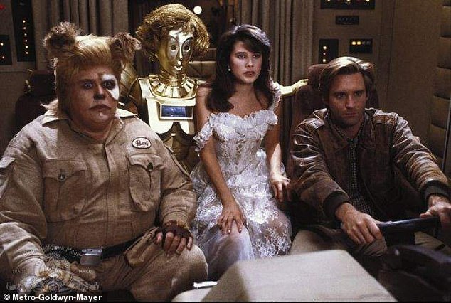 Daphne Zuniga as Princess Vespa in Spaceballs (1987), one of her most recognizable roles.
