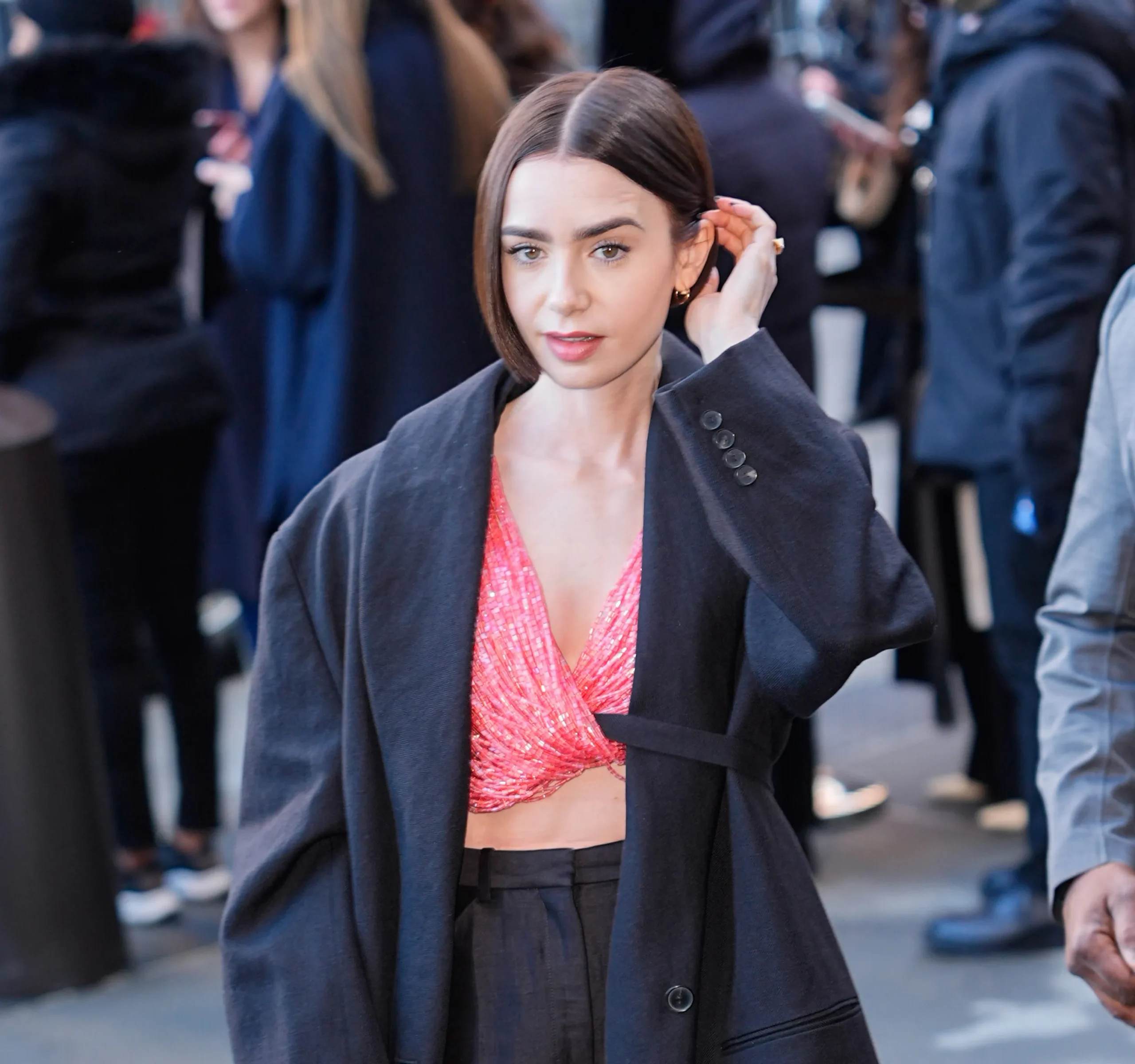 Lily Collins will be playing the icon Audrey Hepburn.