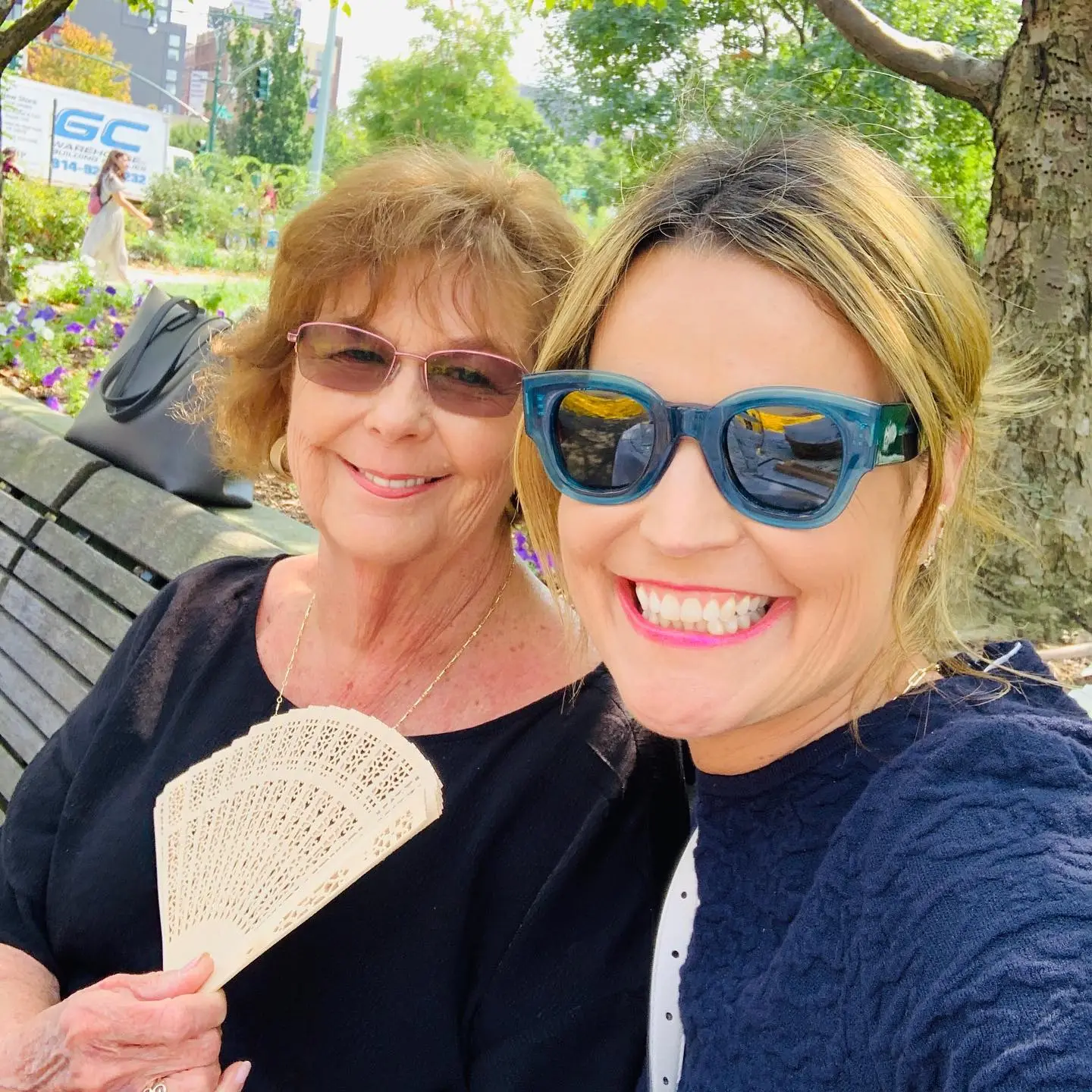 Savannah Guthrie's elderly mother was reported missing Feb. 1. They're seen here in a 2020 social media photo. - savannahguthrie/Instagram