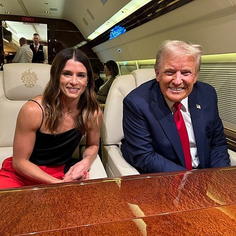 Danica Patrick reunited with Donald Trump in Arizona at a Turning Point USA event - Daily Mail US