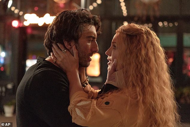 It Ends With Us (2024) publicity still featuring Blake Lively and Justin Baldoni.