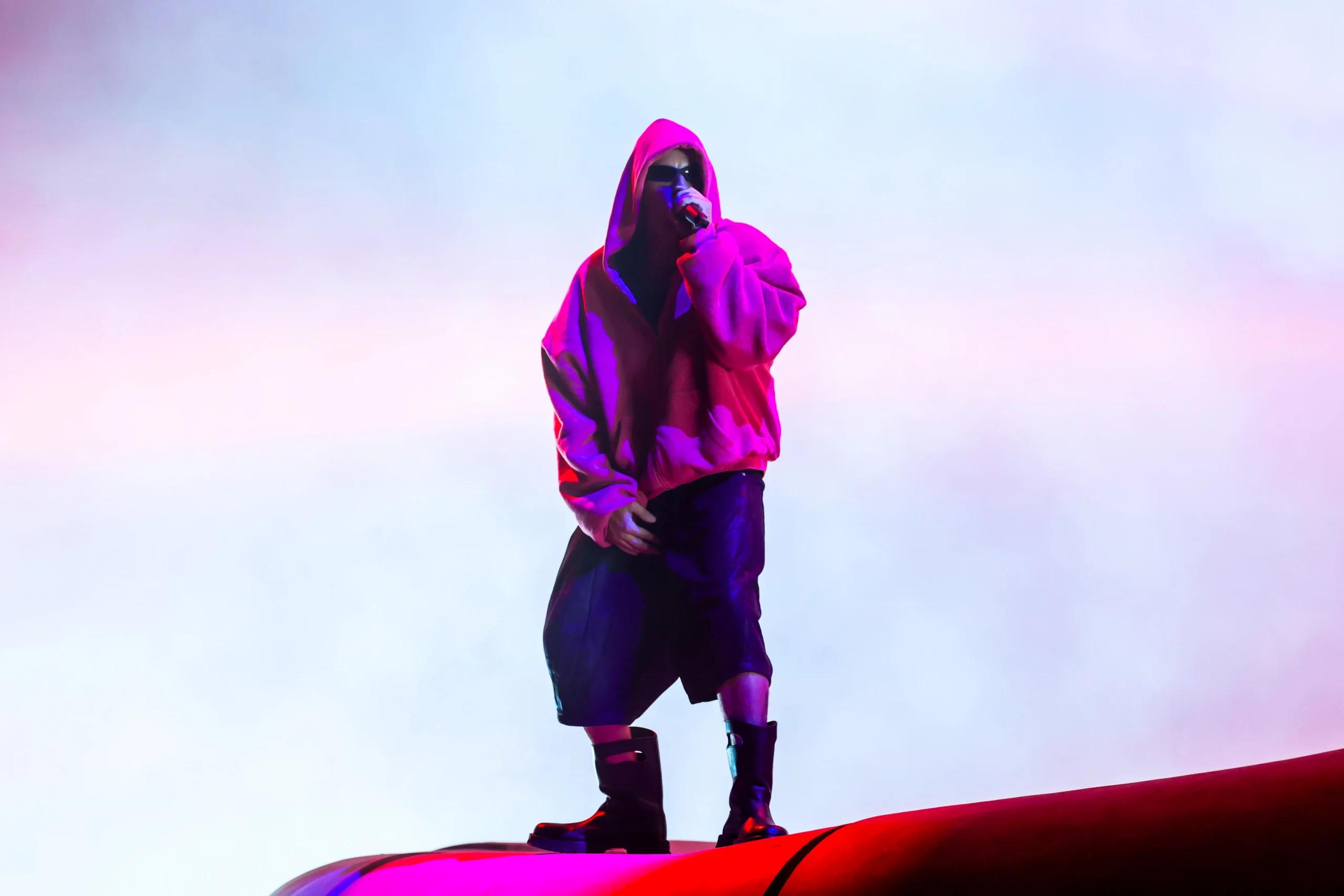 Justin Bieber performing at the 2026 Coachella Valley Music and Arts Festival.