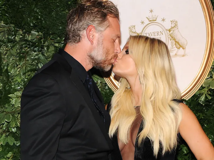 Jessica Simpson with her husband Eric Johnson
