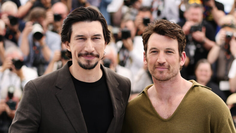 Miles Teller and Adam Driver at Cannes photo call on May 17, 2026