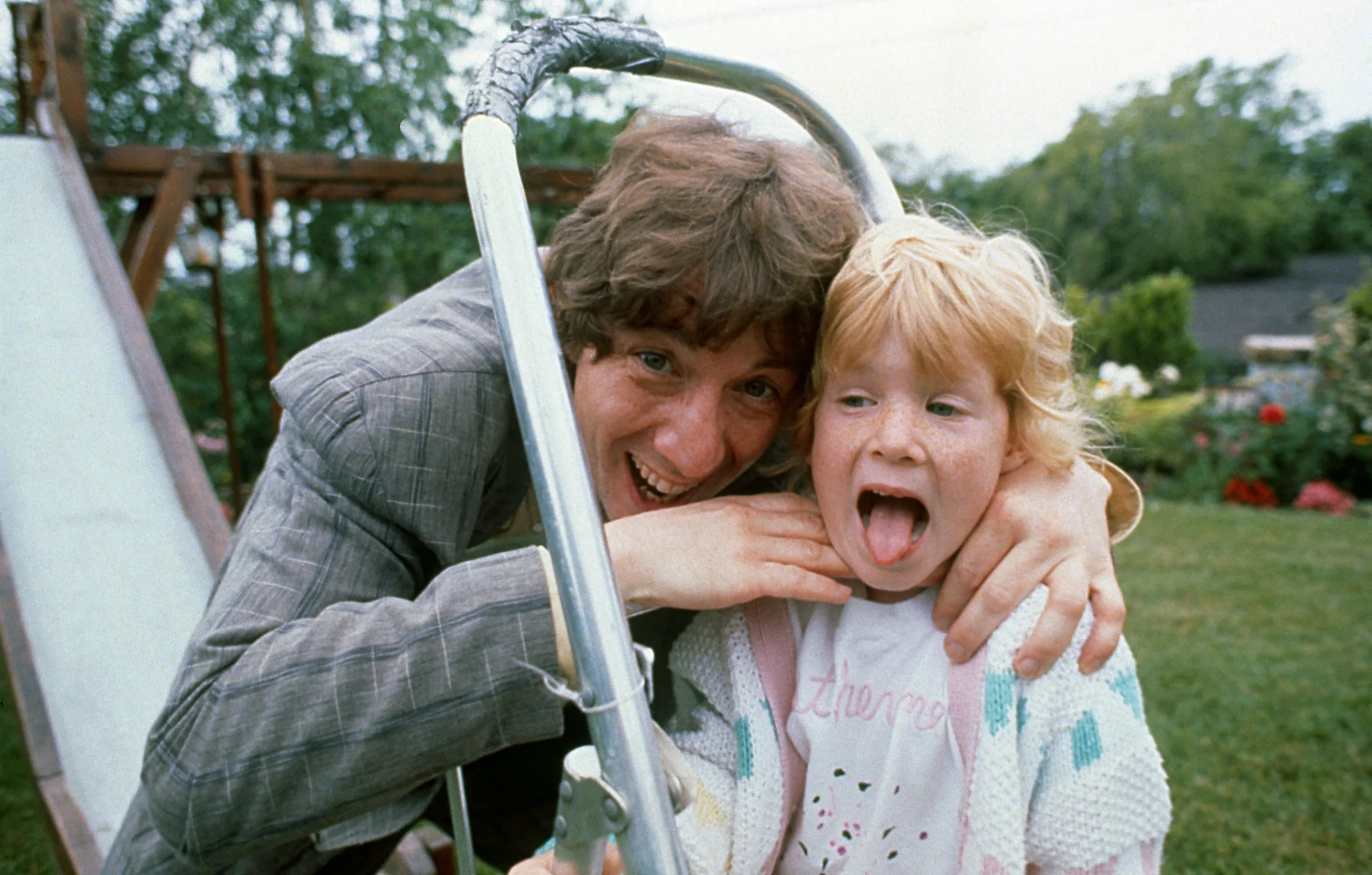 Martin Short with his daughter Katherine in 1989.