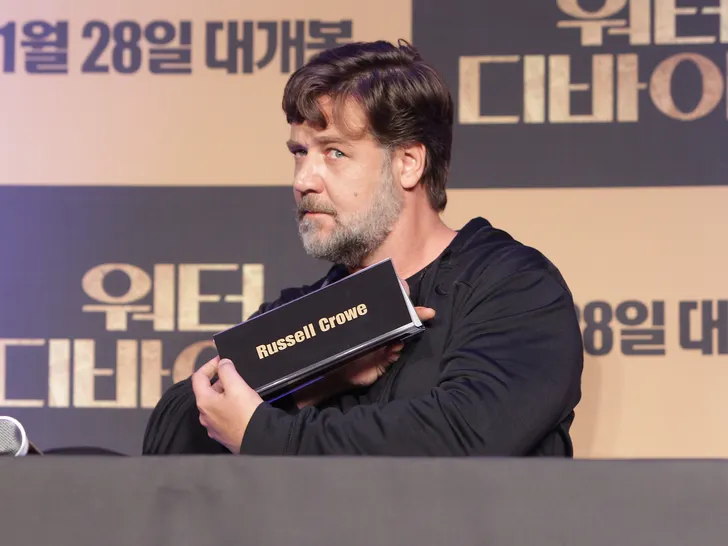 Russell Crowe photographed at a public event - file photo.