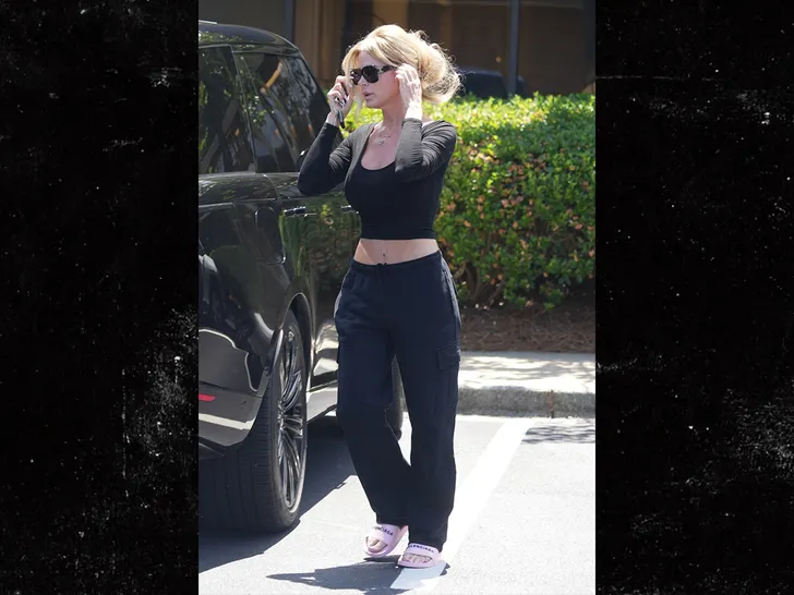 Kim Zolciak runs errands in an all-black outfit, May 10, 2026