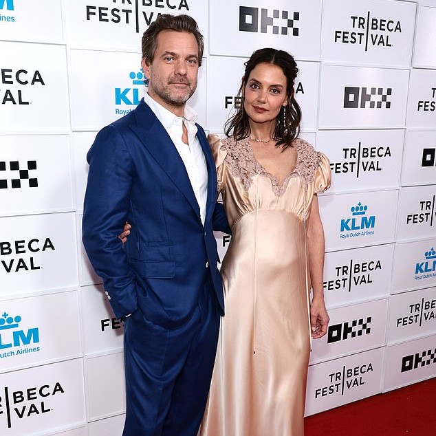 Katie Holmes and Joshua Jackson left their fans on cloud nine on Saturday after showing off a shockingly flirty demeanor at the premiere in New York City of their new film, Happy Hours - Daily Mail US