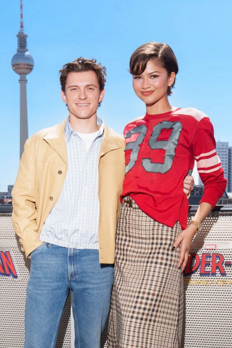 Tom Holland and Zendaya promoting Spider-Man: Brand New Day in Berlin, Germany on June 22, 2026
