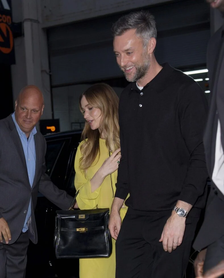 Jennifer Lawrence with her husband Cooke Maroney leaving TAO in New York City on May 31