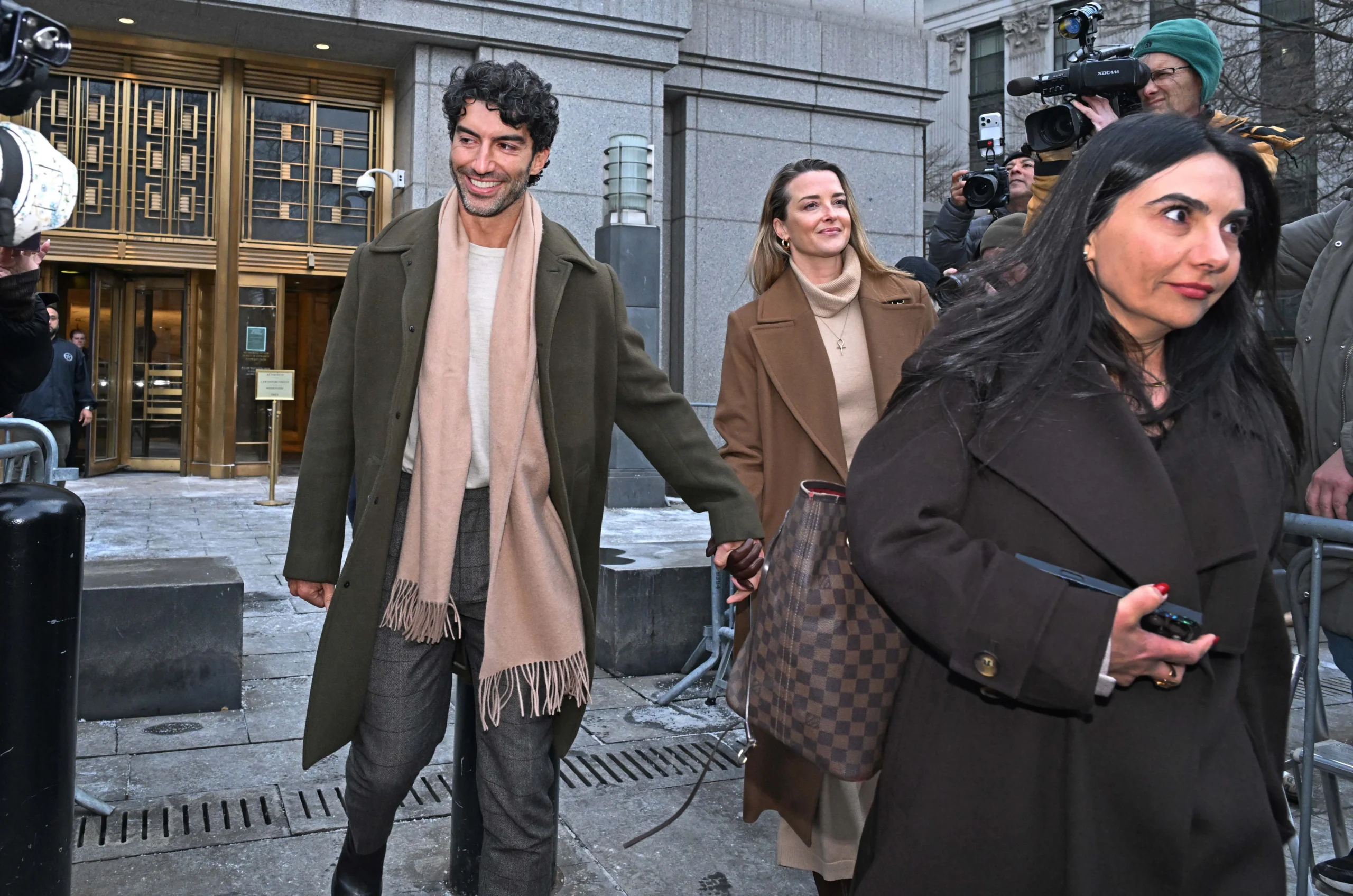 Justin Baldoni leaves federal court in New York City